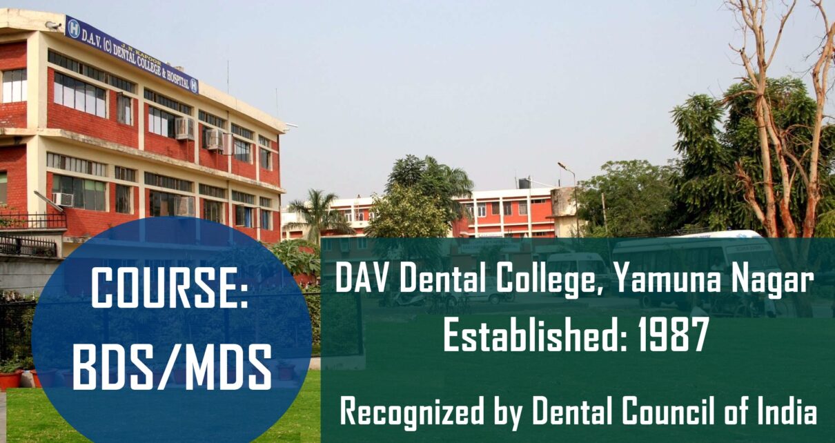 dav dental college yamuna nagar