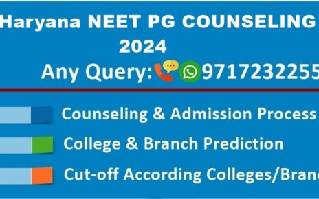 Haryana neet pg counseling 2024