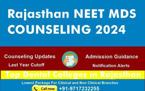 rajasthan neet mds counseling_2024