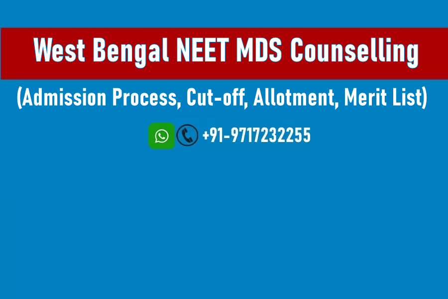 West Bengal NEET MDS Counseling