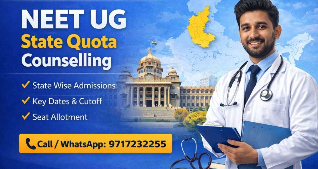 NEET UG state quota counselling 2026 guidance for state level medical admission process