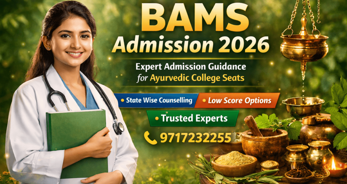 BAMS Admission 2026 – Expert Guidance for Ayurvedic College Seats