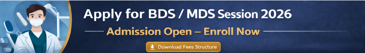 Apply for BDS MDS Session 2026