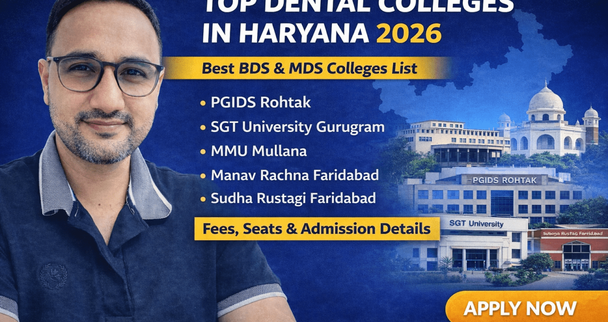 Top Dental Colleges in Haryana 2026 – Best BDS and MDS Colleges List
